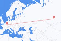 Fly fra Krasnojarsk til Saarbrücken