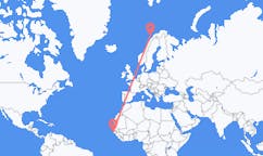 Flyreiser fra Cap Skiring, Senegal til Andenes, Norge