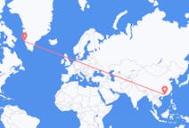 中国出发地 廣州市飞往中国目的地 瑪尼特索克的航班