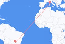 Flyreiser fra Araçatuba, Brasil til Figari, Frankrike