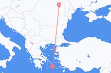 Flights from Bacau to Santorini