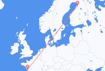 Flyrejser fra La Rochelle til Oulu