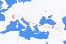 Fly fra Grenoble til Elazığ