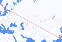 Flights from Xiamen to Östersund