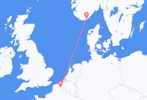 Vols de Kristiansand, Norvège pour Lille, France
