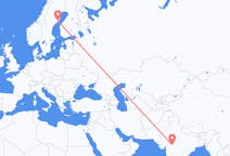Flights from Indore, India to Umeå, Sweden