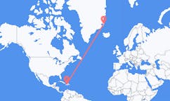出发地 海地出发地 太子港目的地 格陵兰斯科斯比鬆的航班