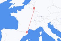 Flyg från Luxemburg, Luxemburg till Girona, Spanien