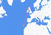 Flights from San Sebastián de La Gomera, Spain to Donegal, Ireland