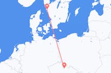 Flyreiser fra Pardubice, Tsjekkia til Göteborg, Sverige