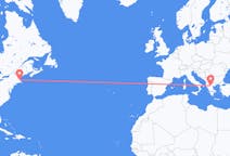 Flights from Boston, the United States to Kozani, Greece