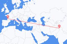 Flights from Srinagar to Bordeaux