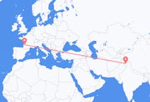 出发地 印度出发地 斯利那加目的地 法国波尔多的航班