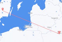 Flyreiser fra Minsk, Hviterussland til Växjö, Sverige