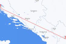 Flüge von Zadar, nach Skopje