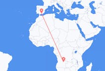 Flyreiser fra Luena, Angola til Granada, Spania