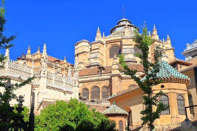 Photo of Granada Cathedral, or the Cathedral of the Incarnation building in Granada, Andalusia, Spain.
