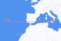 Flights from Ponta Delgada, Portugal to Catania, Italy