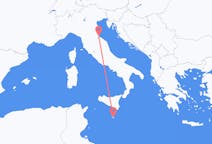 出发地 马耳他瓦莱塔目的地 意大利里米尼的航班