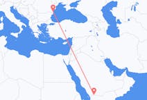 Flyreiser fra Najran, Saudi-Arabia til Constanța, Romania