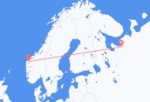 Flights from Arkhangelsk, Russia to Volda, Norway