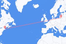 Flyrejser fra Boston til Kaunas