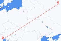 Flyg från Moskva, Ryssland till Venedig, Italien