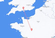 Flyg från Tours, Frankrike till Southampton, England