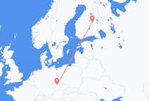 Vluchten van Kuopio naar Praag