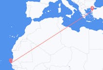 Flights from Dakar to Edremit