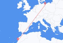 Flights from Agadir, Morocco to Szczecin, Poland