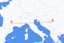 Flyg från Belgrad, Serbien till Rodez, Frankrike