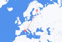 Flights from Joensuu, Finland to Alghero, Italy