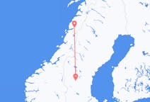 Flights from Mo i Rana, Norway to Sveg, Sweden