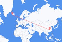 Flyrejser fra Changsha til Reykjavík