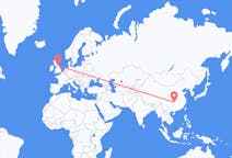 Flights from Zhangjiajie, China to Durham, England, the United Kingdom