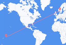 Flyrejser fra Apia, Samoa til Oslo, Norge