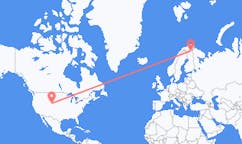 Flyrejser fra Laramie, USA til Ivalo, Finland
