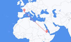 Flights from Shire, Ethiopia to Toulouse, France