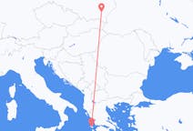 出发地 希腊从 凯法利尼亚岛目的地 波兰Rzeszow的航班