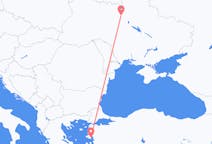 出发地 乌克兰基辅目的地 希腊米蒂利尼的航班