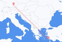 Flights from Kos in Greece to Munich in Germany