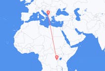 Flyg från Cyangugu, Rwanda till Tirana, Albanien