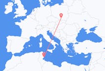 Flyreiser fra Sfax, Tunisia til Kraków, Polen