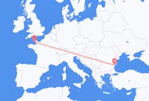 Flights from Varna to Saint Helier