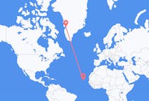 Flyreiser fra São Vicente, Kapp Verde til Ilulissat, Grønland