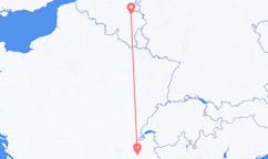 Flights from Chambéry, France to Liège, Belgium