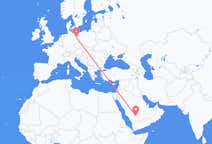Flyg från Wadi ad-Dawasir, Saudiarabien till Berlin, Maryland, Tyskland