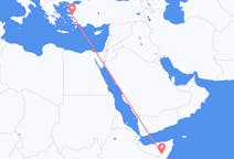 Flyreiser fra Garoe, Somalia til Izmir, Tyrkia