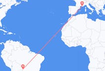 Flights from Corumbá, Brazil to Marseille, France